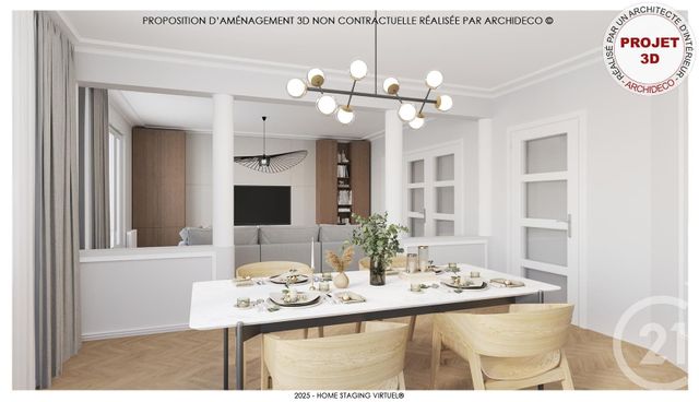 Appartement F5 à vendre - 5 pièces - 133.32 m2 - LYON - 69007 - RHONE-ALPES - Century 21 Le 7 De Coeur