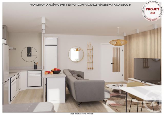 Appartement F3 à vendre - 3 pièces - 77.79 m2 - LYON - 69007 - RHONE-ALPES - Century 21 Le 7 De Coeur