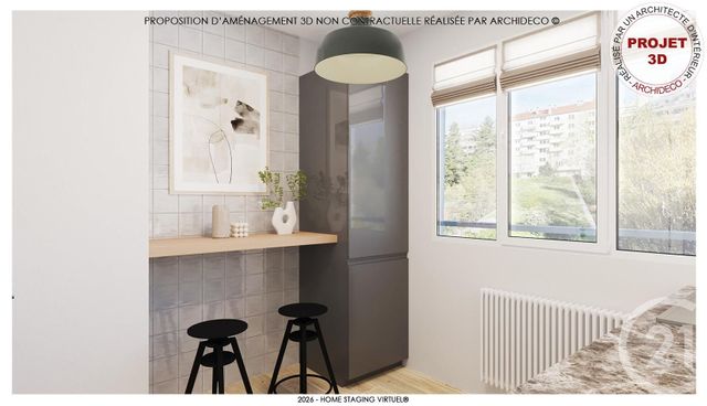 Appartement F3 à vendre - 3 pièces - 64.74 m2 - LYON - 69003 - RHONE-ALPES - Century 21 Le 7 De Coeur