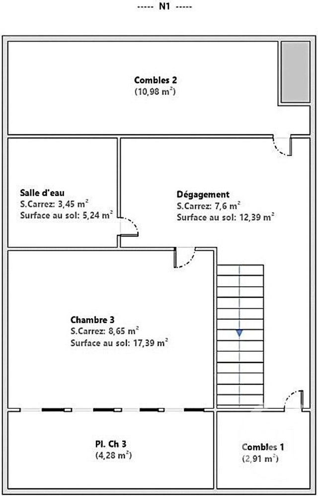 Appartement F5 à vendre - 5 pièces - 109.81 m2 - LYON - 69003 - RHONE-ALPES - Century 21 Le 7 De Coeur